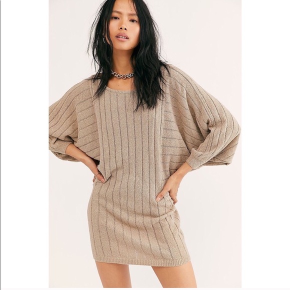 NWT Free People Mauna Kea Sweater Mini Dress - Picture 1 of 5